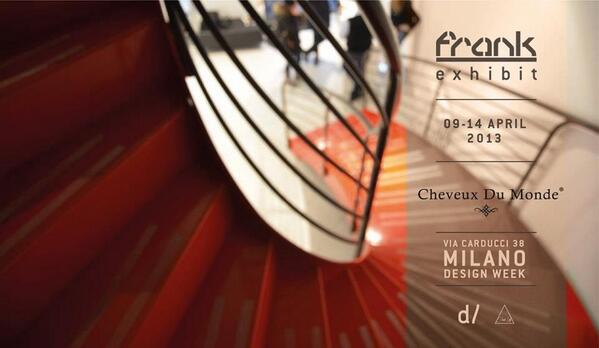 FrankChair's tweet photo. Milano Design Week 2013 - dal 9 al 14 aprile in esposizione presso Cheveux du Monde - via G. Carducci, 38 Milano http://t.co/aariefkyKh