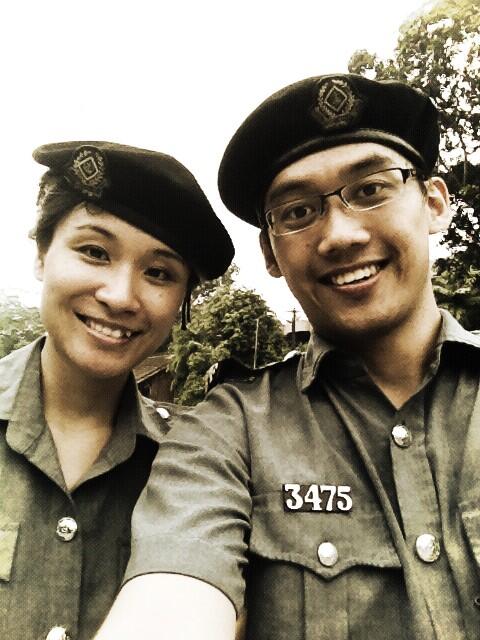 TedHo88's tweet photo. Rain &amp; me filming Mata Mata! =D http://t.co/yCClj88WTz