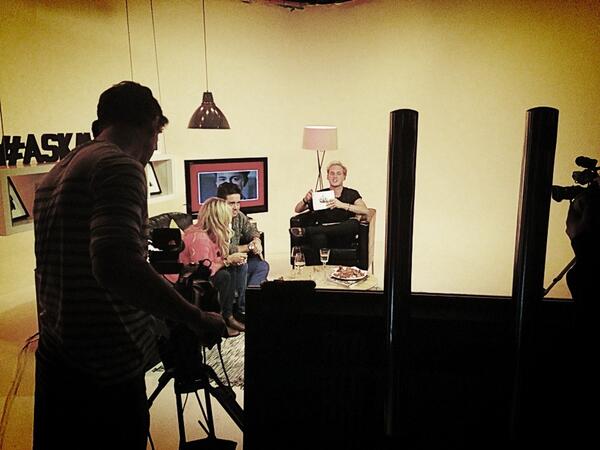 From behind the camera at last nights first <a href="/E4Chelsea/">Made in Chelsea</a> #askMIC - big success <a href="/JamieLaing_UK/">Jamie Laing</a> @thomgulseven <a href="/E4Tweets/">E4</a>