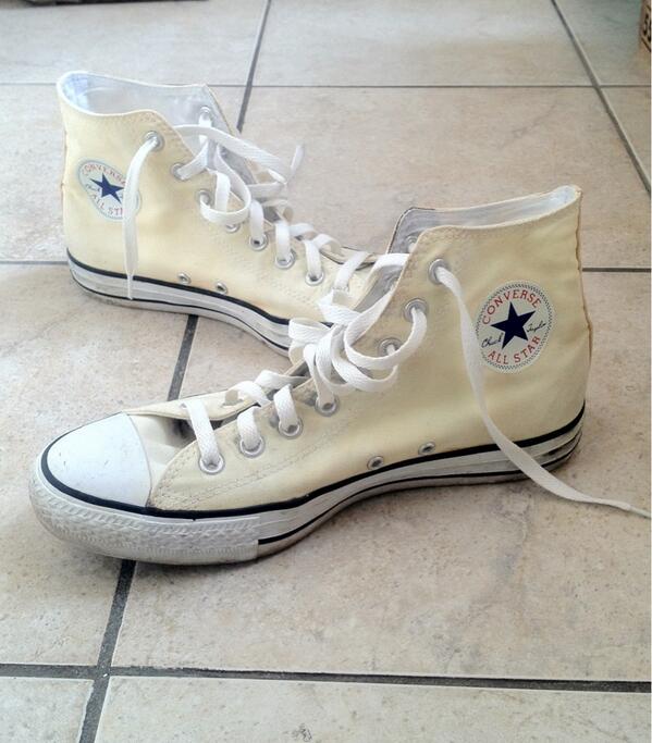 can you bleach white converse