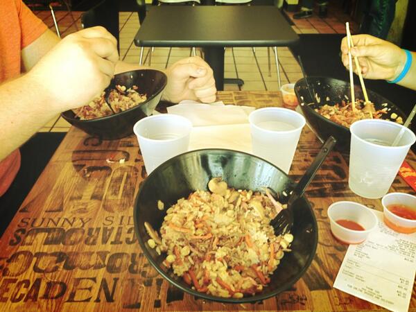 gregerway's tweet photo. @gregerway: Eating at BB Bops in Dallas. This place is great! About to take the boys to see Chagall at the DMA. http://t.co/mBEcq5ovoP