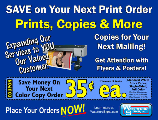 WaterfordSigns's tweet photo. Only a few days left to save. Be sure to sign up at http://t.co/OLaBsdVttc to get early access to our monthly deals. http://t.co/DOWEX5lTJc