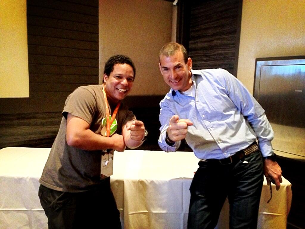 kingletas: RT @benmarks: Just a relaxed @kingletas and @bobschwartz at #MagentoImagine http://t.co/WGAwIdPK0x
