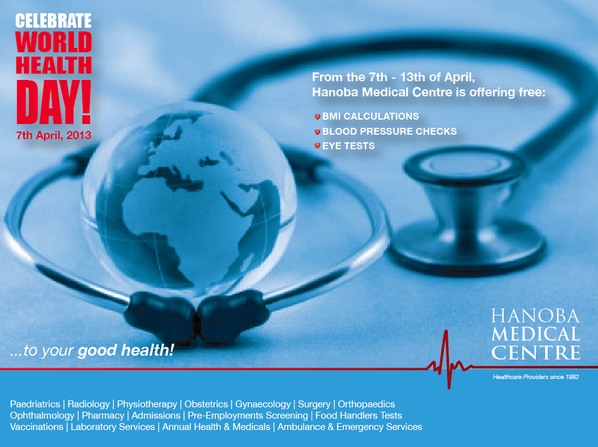 Hanobamedical's tweet photo. World Health Day offer from the 7th - 13th of April!!! http://t.co/c1Q5WfAxZH