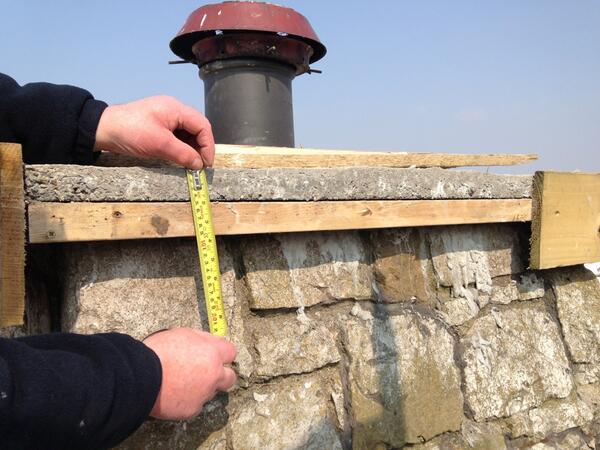 wmdarchitecture's tweet image. #BadDetails #facepalm detail for today chimney capping repair done badly