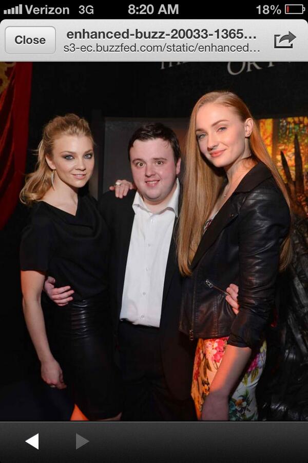 Hanging with Sansa and Margaery #Boom