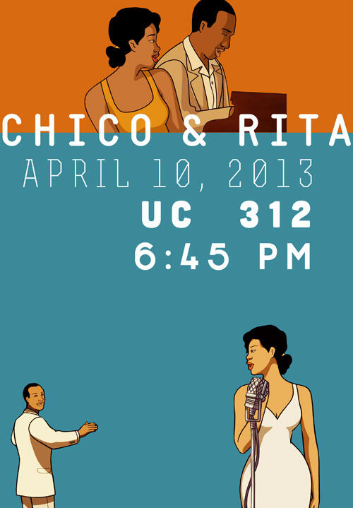 Joins us tomorrow night, in UC 312,  for the Spanish Film Festival's showing of Chico y Rita at 6:45 pm. #UMBC #film