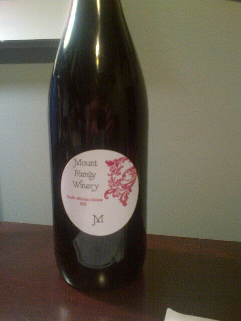 GrapeTimes2012's tweet image. Mount Family Winery 2012 Shiraz. #getmounted