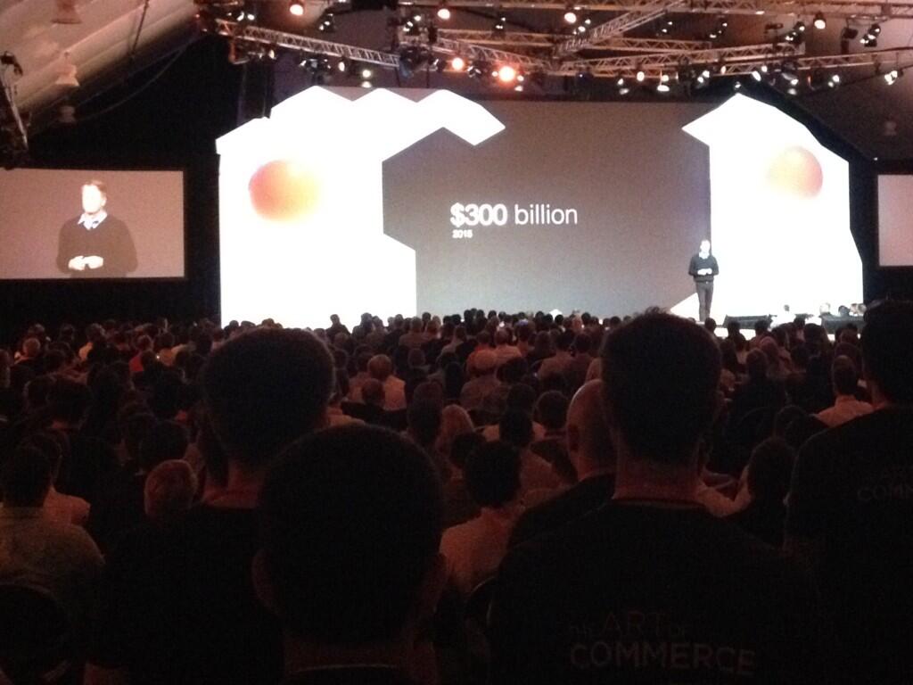 BrightpearlHQ: @eBay projecting to process $300 billion in sales in 2015! Good thing Brightpearl is integrated! #magentoimagine http://t.co/Ut2glREEqd