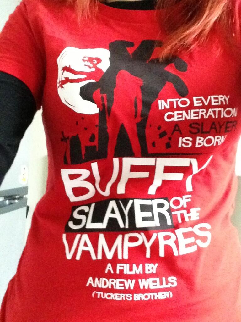 Buffy slayer of the vampyres tee