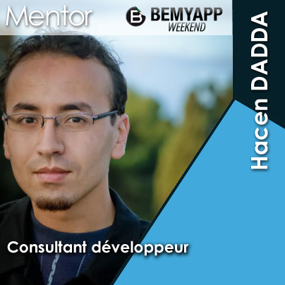 [Mentor]Hacen Dadda (<a href="/hacentech/">hacen dadda</a>)consultant #développeur #mobile fera partie de notre sélection de mentors #BeMyAppDZ