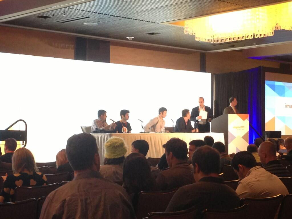 monocat: First of many sessions about to begin at #MagentoImagine http://t.co/czmGahfIPC