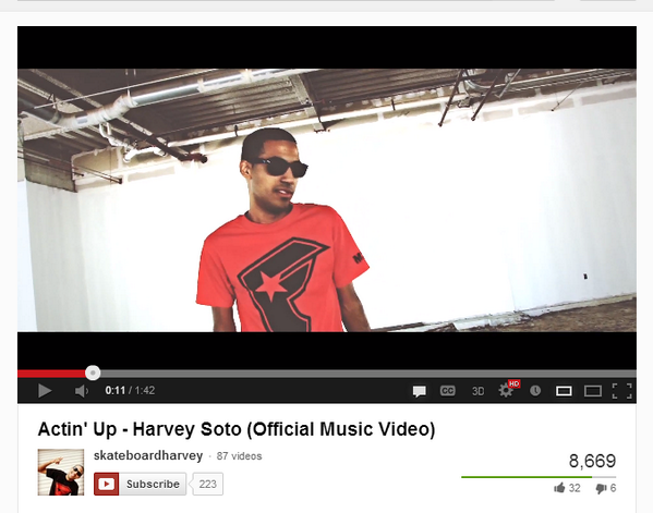 table22films's tweet photo. Big shout out to @HarveySoto, breaking 8K views for the second video in a row. #ohheywhatsupman http://t.co/T4YVuaJ0A6
