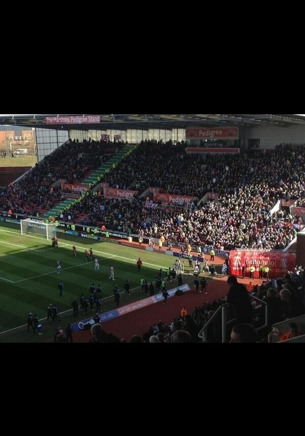 AVFCAWAYDAYS's tweet photo. Our amazing support at the Brit on Saturday #UTV http://t.co/h6G6k4O2JF