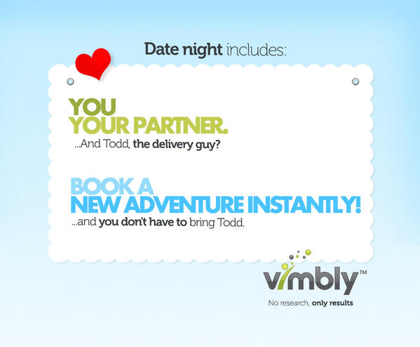 Doesn't date night seem less (get it!) fun when it's always delivery? cc <a href="/GoVimbly/">Vimbly</a>