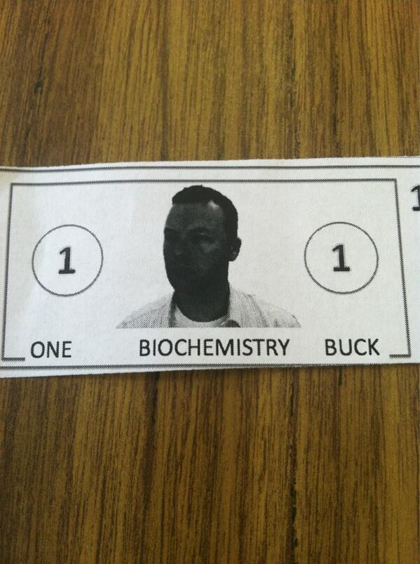 CUAChemClub's tweet photo. Buying quiz questions in biochem class #cuachemistry http://t.co/44dXayv0w6