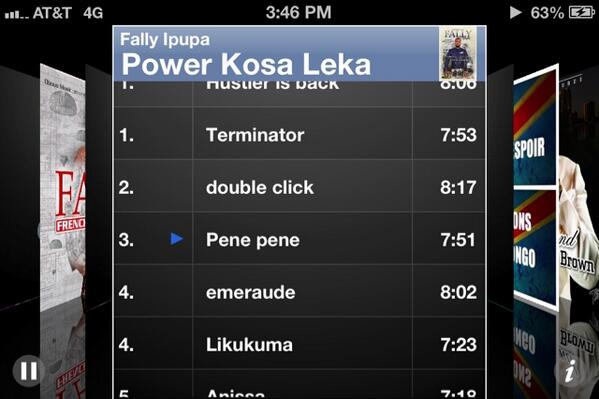 VieuxBula's tweet photo. Rumba... @macdeddyH2o #penepene #kosaleka #power @fallyipupa01 l'artiste! http://t.co/FcYMPTrZnb