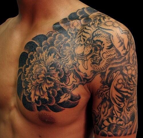 Half torso piece started 1st session Sleeve and chest 8yrs old All done  at Clan of Tusk Bruges Belgium  rtattoos