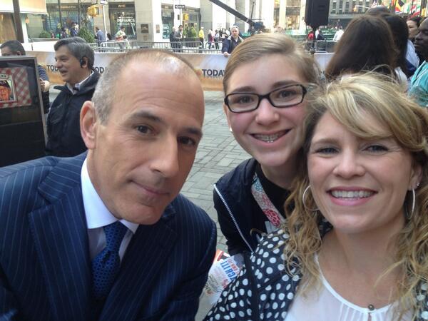 96jhox's tweet photo. @MLauer Enjoyed meeting u this am.  U made us famous back home.  When ur in Augusta we'd love 2 take u 2 dinner! http://t.co/135RB2se7n