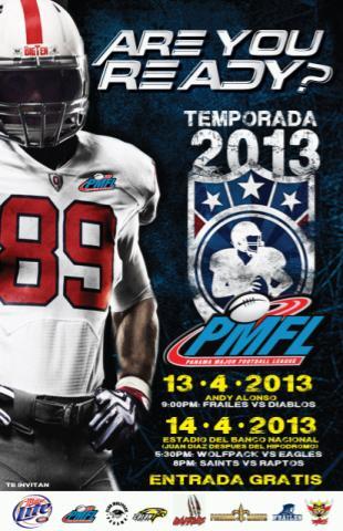 PMLF Sab 13 Andy Alonso Dom 14 Banconal, Kickoff inicial, no faltes