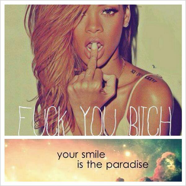 JazmineJean97's tweet image. #SomethingRandom #Rihanna #yoursmileisMY #Paridise ♥