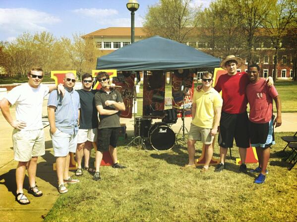 KA_UAFS's tweet photo. Gentlemen of the Order at this afternoon's #GreekWeek tailgate competition. http://t.co/zD4Q7GWMHX