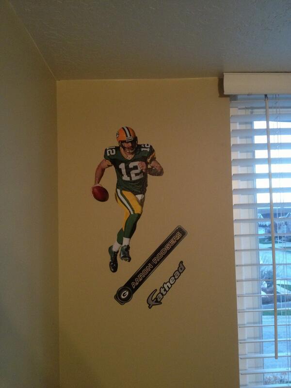 APJR1997's tweet image. Aaron Rodgers fathead! #fatheads #MustFollow #FOLLOW #NFL #nofilter #RETWEET #packers