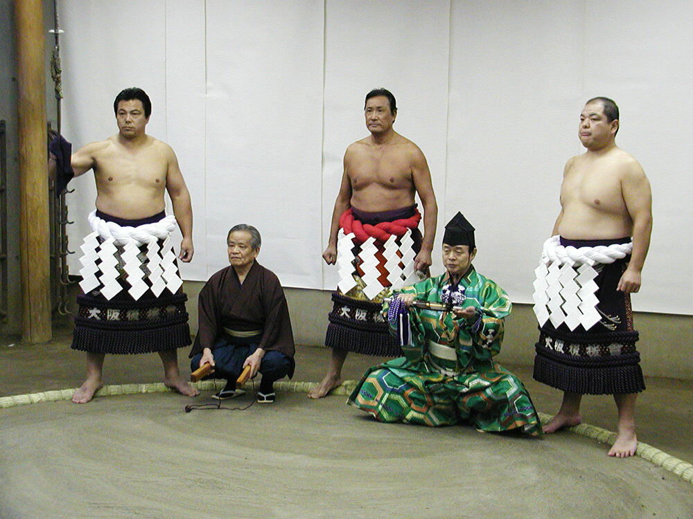 ケ*ン様 千代の富士　￼九重親方　額 良品』元横綱千代の富士の九重親方の「還暦土俵入り」の記念品 W
