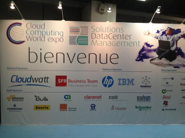 ixsisfr's tweet image. #CloudComputingWorldExpo, c&apos;est parti !