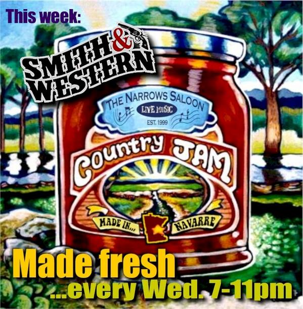 Narrows_Saloon's tweet photo. Country Jam - every Wed 7-11pm! Great food, craft beer, wood dance floor &amp; best country music around! Come &amp; jam! http://t.co/tD58eUvomD
