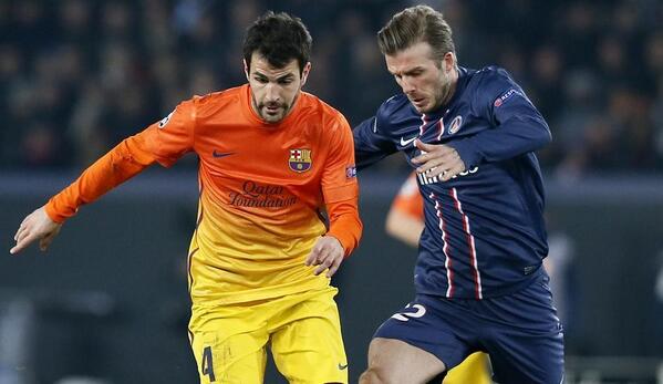 GreenMan_Soho's tweet photo. David Beckhams PSG look to overcome the mighty Barcelona and qualify for the Semis, join us to see if they do! http://t.co/kFkRhsP2qQ