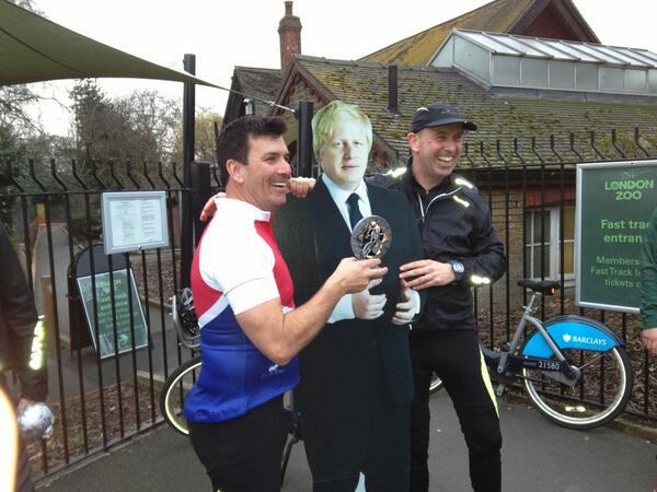 LondonDistrict's tweet photo. Best non-cyclist Nicholas Cowell @Estate_Office , a dubious honour in a cycle race??
#borisbikechallenge #landd http://t.co/QaKnTeFHkS