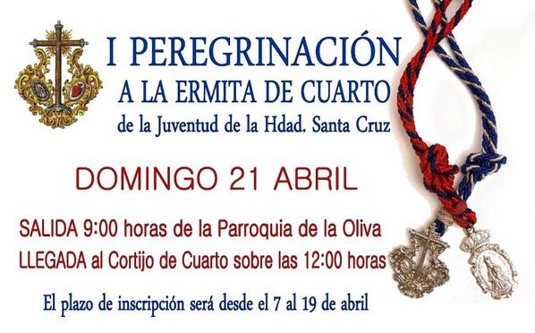 I Peregrinación Juventud Santa Cruz a Cuarto juventudsantacruzdh.blogspot.com.es <a href="/BMGerena/">Municipal de Gerena</a> <a href="/BpresentacionAP/">Presentación al Pueblo de Dos Hermanas</a> <a href="/PrendimientoDH/">CarmenyPrendimiento</a>