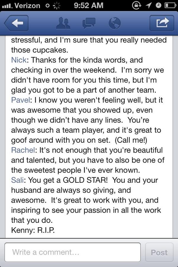 RayyChill's tweet photo. Facebook thank you's. @KennyParks_Jr #haha http://t.co/44fpvjBRWr