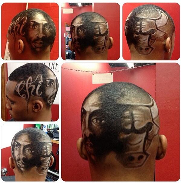 GinoTorch's tweet image. One of y'all are next... @ScottiePippen @dennisrodman @JoakimNoah #barberlife #custom #loscutit #ginocut #chicago