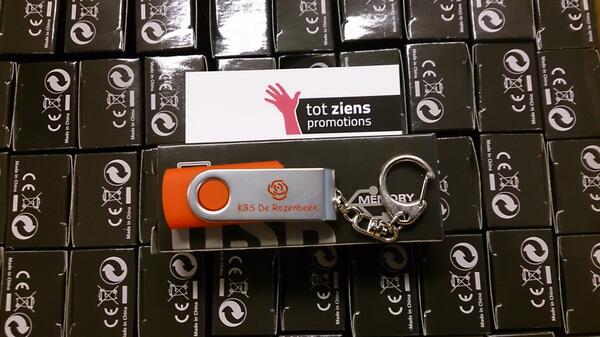 TotziensPromo's tweet image. Bedrukte #USB #memorysticks vanuit het Verre Oosten