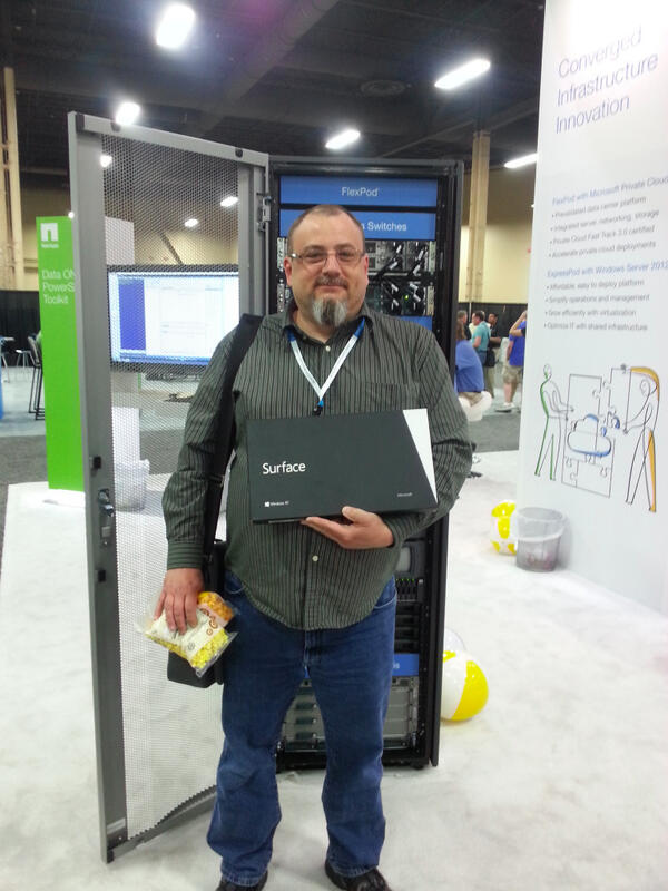 NetApp's tweet photo. This could be you! Stop by #NetAppMMS booth 435 for your chance to win. Mini-theater sessions at 2:15, 3:15, 4:15 http://t.co/COXBGHcmPl