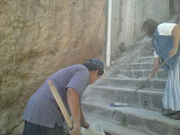 Col. Aguilas tercer parque andador 2,retiro de cascajo cooperación vecinal