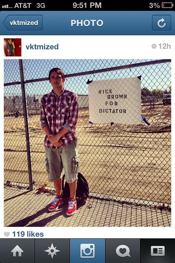 National Sibling Day HAHA I died #schoolelections love my bother @vktmized