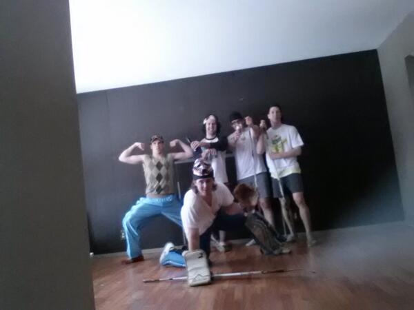 BonishD's tweet photo. @hope_1919 @tkorch21 @davedangr @corn4thr @Dupenhagen living room hockey #success #fun #melvilleconnectionchamps http://t.co/FR4p8uH63E