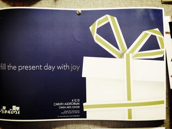 Concert on Friday night! Dress rehearsal tomorrow #pumped