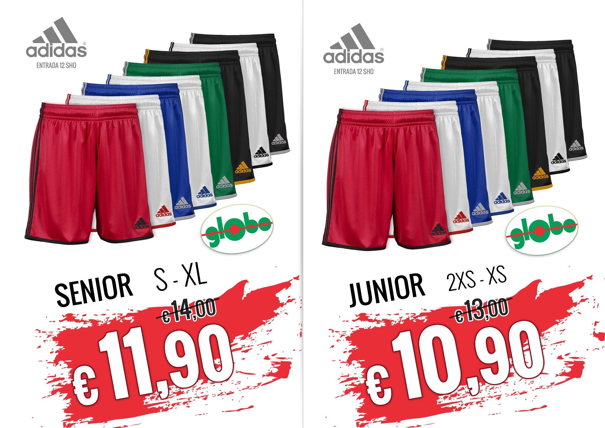 Globo Moda on X Pantaloncini calcio ADIDAS Entrada JUNIOR 10 90 SENIOR 11 90. http t l55k0NxvgW X