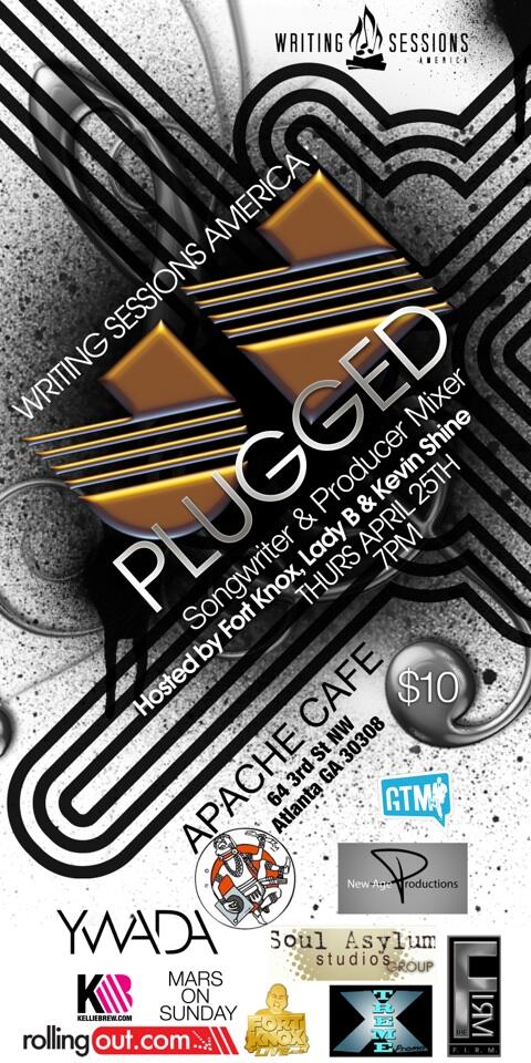 Kevin_AnR_Shine's tweet image. @SmokeBoxx2  #WSAATL  Unplugged @Apachecafe Apr 25, Songwriter/Producer Mixer feat The best n the Game , 7pm