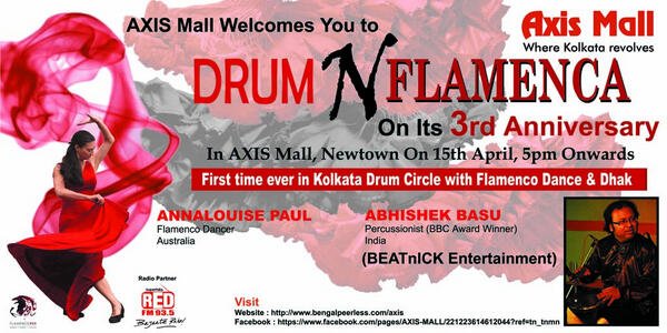 AxisMall's tweet photo. Welcomes all to its grand 3rd anniversary celebrations on the auspicious occasion of Poila Boishakh on 15th, Monday. http://t.co/edciLwh4o7