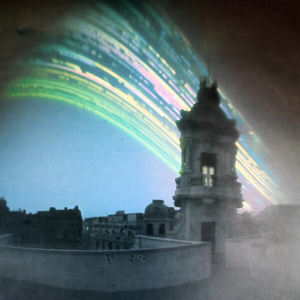 solargraphy's tweet photo. 3 months exposure solarigraph at Gran Via 16 roof. #solarigrafia #pinhole #estenopeica #longexposure http://t.co/kSsRhfqQ0A