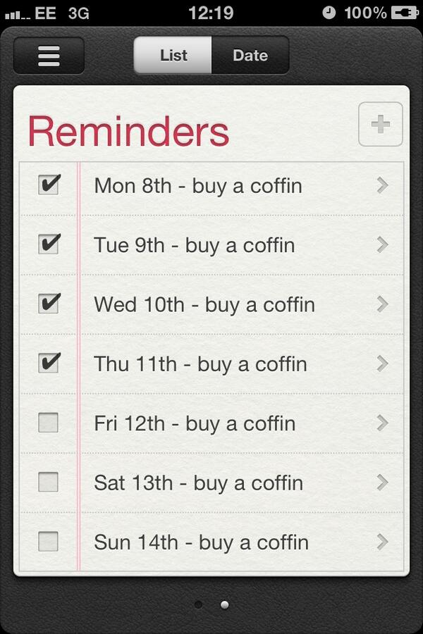 live every day like it's your last