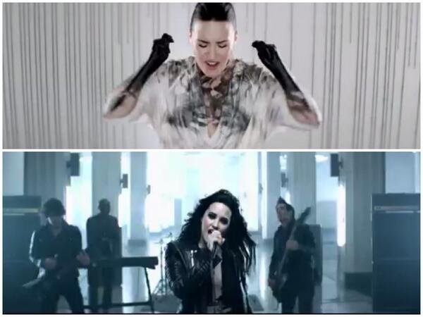 LovatosWarrior's tweet photo. RT if you've watched Heart Attack music video <3 http://t.co/w9r3oW6Mix
