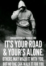 Real champions walk on