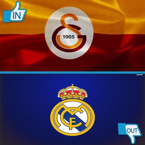 In_And_Out_'s tweet photo. Galatasaray IN!  / Real Madrid OUT! http://t.co/Nzvh850uLd