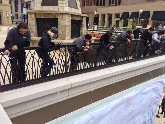 cardmaven's tweet photo. Dropping the rope on M'soft store in City Creek http://t.co/JuWKgJpauC